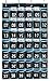 MISSLO Pocket Chart for Cell Phones 42 Numbered Classroom