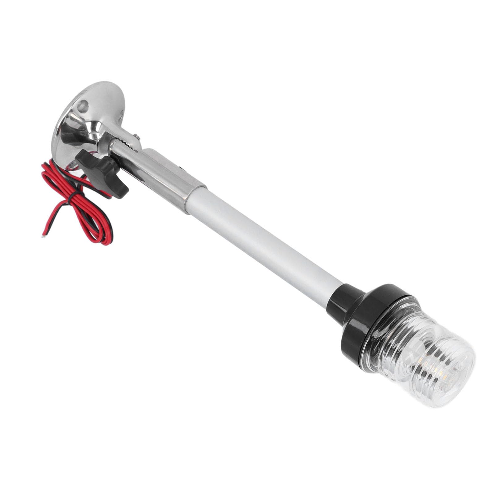 LED Piega la Luce della Poppa della Barca con Grado Marino e Design Ad Alta Efficienza Energetica, 12 Pollici 12-24VDC, IP66 Impermeabile, visibilità di 2nm, per Pescherecci Pesca a Pontone, Luce