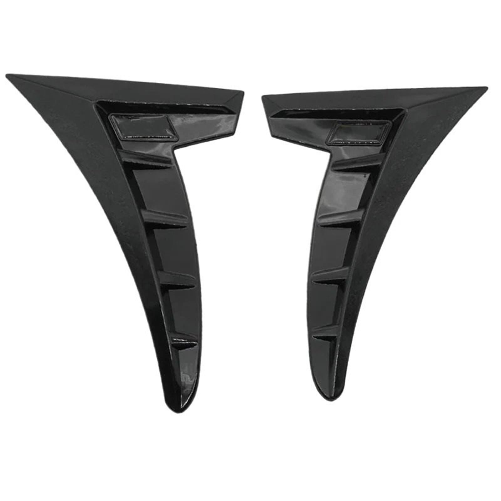EJUOYO Side Vent Decor Sticker Fit For BMW E90 F20 E46 E92 G20 Car Air Flow Intake Hood Fender Side Vents Decoration Auto Accessories Car Fender Side Vents(Style1 Black)