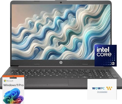 Image of HP 15.6 FHD Display G9 Laptop with 12-Month Microsoft Suite • 64GB RAM • 2TB SSD • 13 Gen Core i3-1315U 6 core Processor • Upto 12 Hours Battery Life • Windows 11 Pro • w /WOWPC Recovery USB