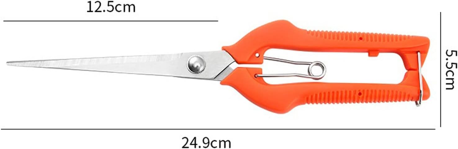 INLIMA Gardening Scissors 1pc Home Gardening Bonsai Pruning Pruning Gardening Tools Garden Bonsai Stainless Steel Fruit Picking