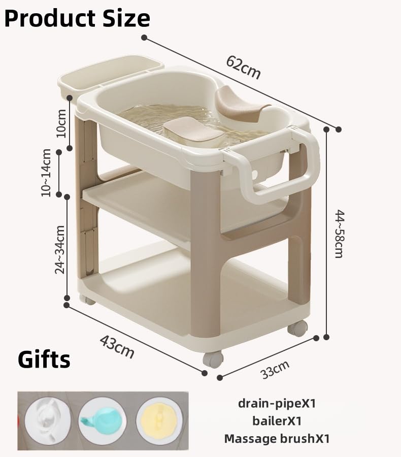 Portable Hair Washing Basin for Bedridden - Shampoo Bowl Basin at Home for the Elderly, Portable Hair Washing Station for Pregnant Women, Kids, Disabled, Injured, Seniors and Disabled Patients in Bed
