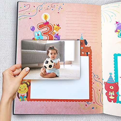 My Little Heart Baby Books Memory, First Baby Scrapbook, For Keepsake, Track Special Moments, Milestones And Growth From Pregnancy To First 5 Years. Modern Baby Book - Gender Neutral Baby Memory Book #TOP2