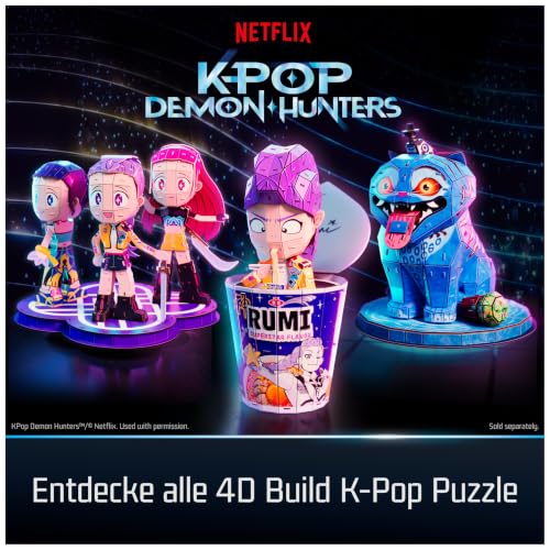 4D Build Kpop Demon Hunters Rumi in Ramyeon Cup 3D Puzzle Model Kit by 4D Build - Used condition - Image 8