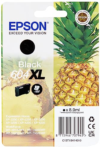 Epson 604XL Pineapple, Genuine Black Ink Cartridge - Image 3
