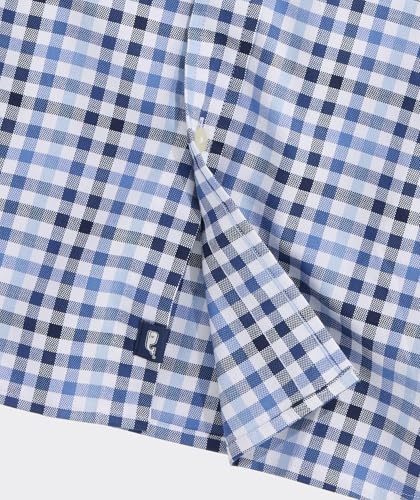 vineyard vines Men's Monomoy Tattersall Oxford Shirt4