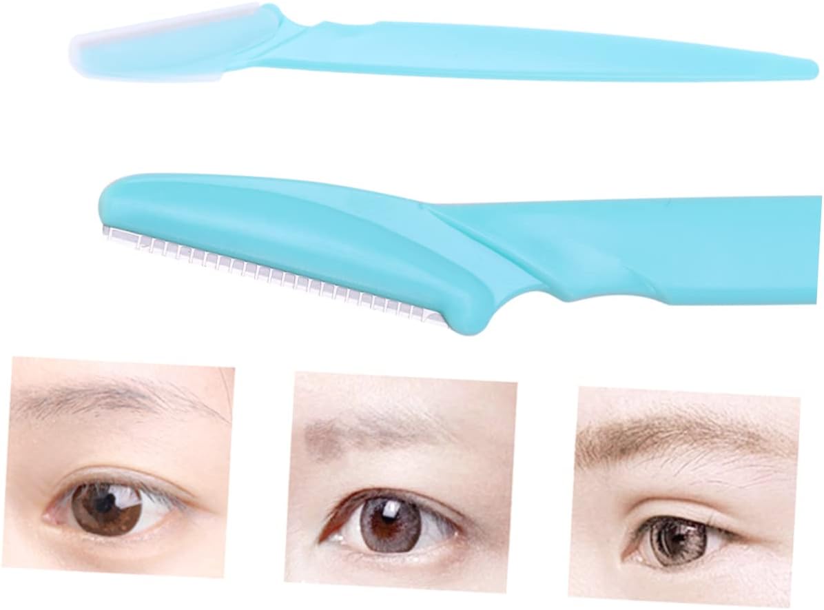 minkissy 30pcs Stainless Steel Eyebrow for Women Portable Facial Trimmers Lightweight Design for and Travel Convenient Makeup Tool for Eyebrows
