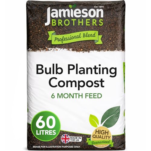 Image of Bulb Planting Compost 60L bag - Specially formulated compost for planting bulbs in tubs or for conditioning soil before planting in the garden - By Jamieson Brothers