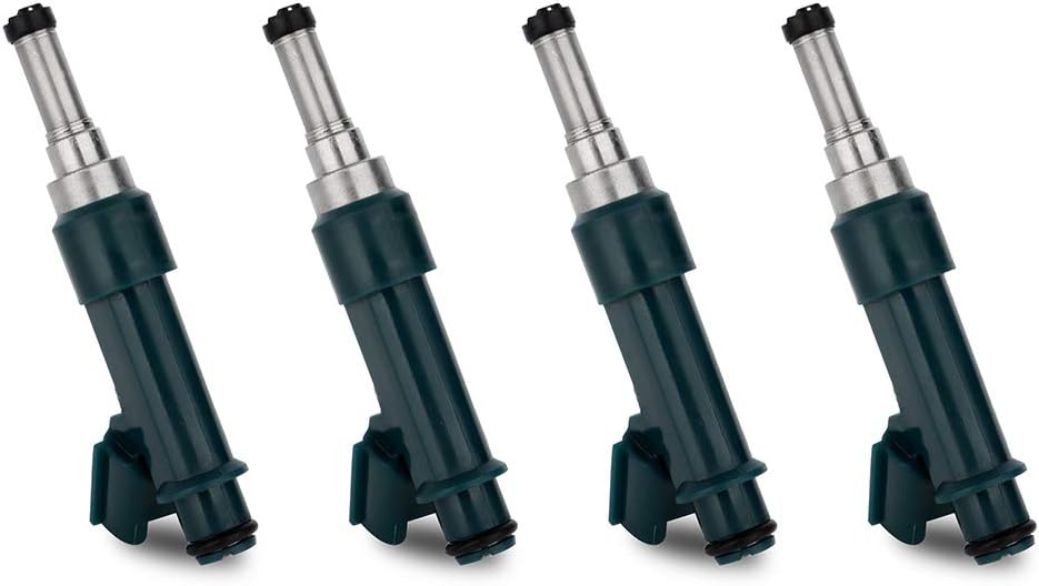 INEDDUP Matched Flow Fuel Injector Parts fit for 11-15 for Lexus for CT200h 1.8L, 2010-2015 for Toyota for Prius 1.8L, 12-15 for Toyota for Prius Plug-In/Prius V 1.8L, 4 Pcs 12 Holes 23250-370