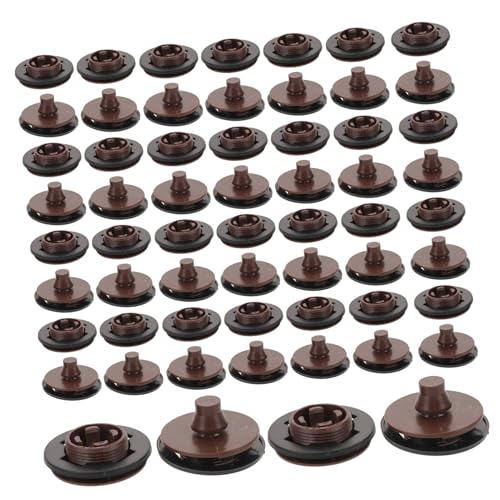 Clips para alfombrilla de coche PRETYZOOM con abrazadera de doble capa y sujeción de 100 piezas
