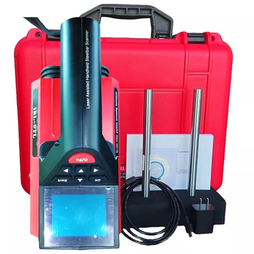 VTSYIQI Integrated Rebar Detector Locator Rebar Finder Detector Concrete Reinforcement Tester with Range &phi;6 to &phi;50 USB Interface for Measuring The Protective Layer of Steel Bar