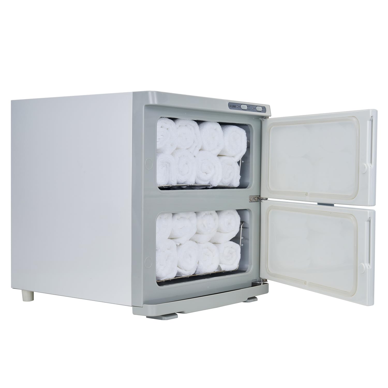 Master Massage Calentador de toallas de 35 l, 2 puertas, calentador de toallas, calentador de toalla, armario para hotel, peluquería, masaje, spas