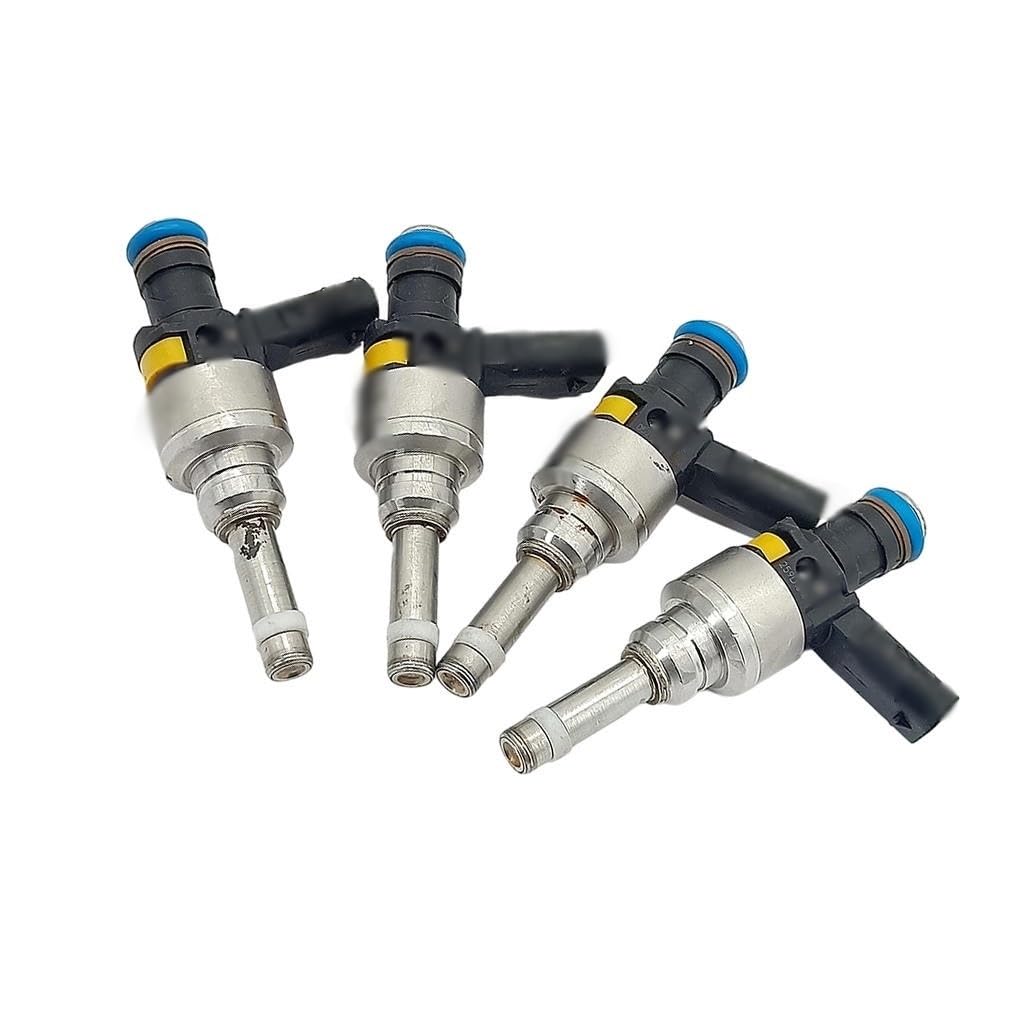 Injecteurs De Carburant Lot De 4 Injecteurs De Carburant Adaptés Pour Mercedes SLK250 12-2015 Matériel De Moulage Noir Pièces Automobiles Remplacement 2710781123 Voiture Buses