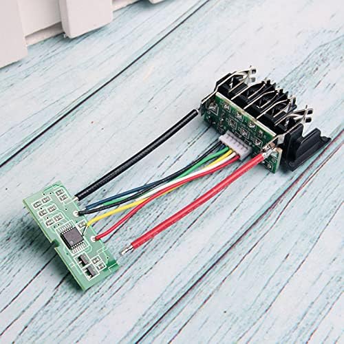 Acxico DCB200 Li-Ion Battery PCB Charging Protection Circuit Board with wires connected