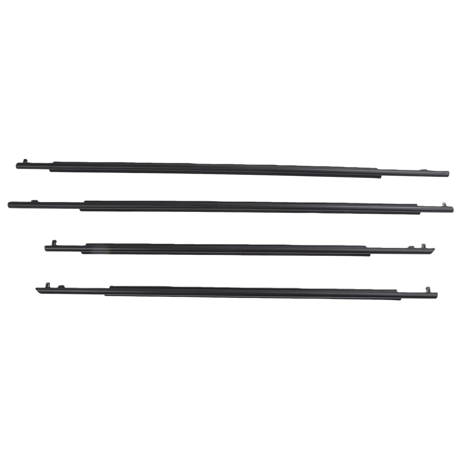 Mzxygkli One Color Car Window Weather Strip 4 Pcs Car Outside Door Window Belt Moulding Weatherstrips Seal 75710-47021 75720-47021 For Prius 2010-2015