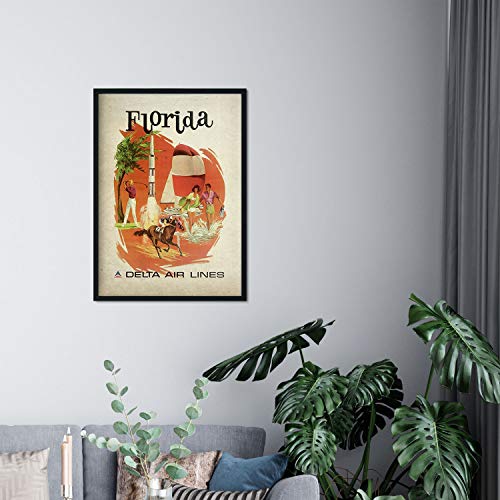Nacnic di Poster d'Epoca Florida Air Lines. Fogli