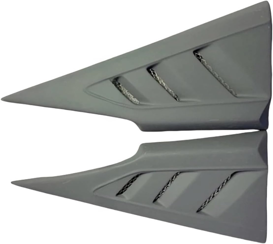Rear Window Shutters Blinds Louver Tuning Accessories Decoration Wide Body Kit Compatible For Toyota CHR C-HR 2020 2017 2016 2018 2019 2021(Unpainted)