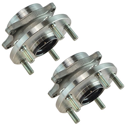 Image of TRQ Front Left and Right Wheel Bearing and Hub Assembly Set 2 Piece Compatible with 2019 Subaru Ascent 19-21 Forester 15-20 Legacy 15-20 Outback 04-14 Impreza WRX STI 2013 Impreza WRX STI Limited