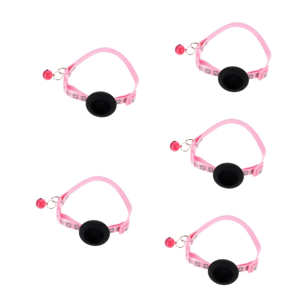 Collares de gato minkissy para evitar pérdidas con porta Airtag seguro y lazo decorativo