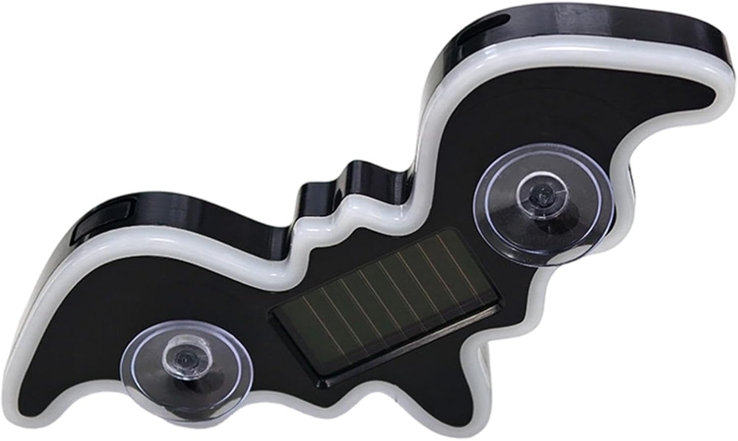 Solar Car Light Rechargeable Cordless Bat Shape