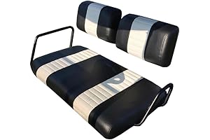 Yamaha G11 - G22 "Staple ON" Golf Cart Seat Cover (2 Stripe)