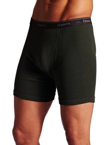 Hanes Mens 4-Pack Classic Comfort Flex Waistband Cotton Boxer Brief Underwear3