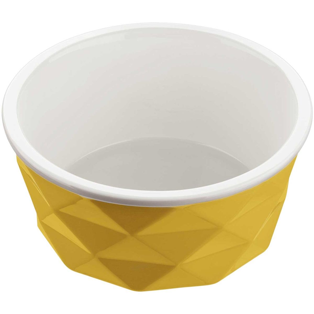 Hunter EIBY Keramik-Napf, Futter- und Trinknapf, rutschhemmend, 550 ml, gelb