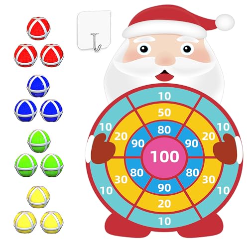 76CM Große Weihnachtsdeko, Klett Dartscheibe für Kinder mit 12...