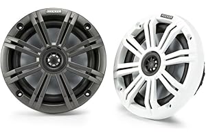 Kicker 6.5" 390W Marine Boat Speakers for Unforgettable On-Water Audio Experiences