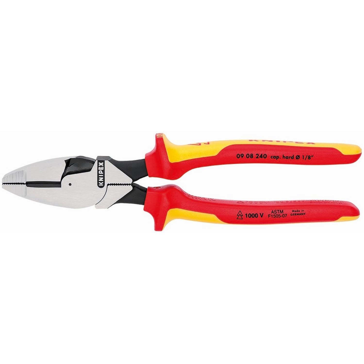 KNIPEX Tools 09 08 240 US High Leverage Lineman's, New England