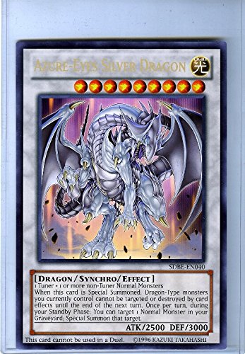 YU-GI-OH! Yugioh Azure-Eyes Silver Dragon Oversize Jumbo Card Mint in Toploader Toys & Games