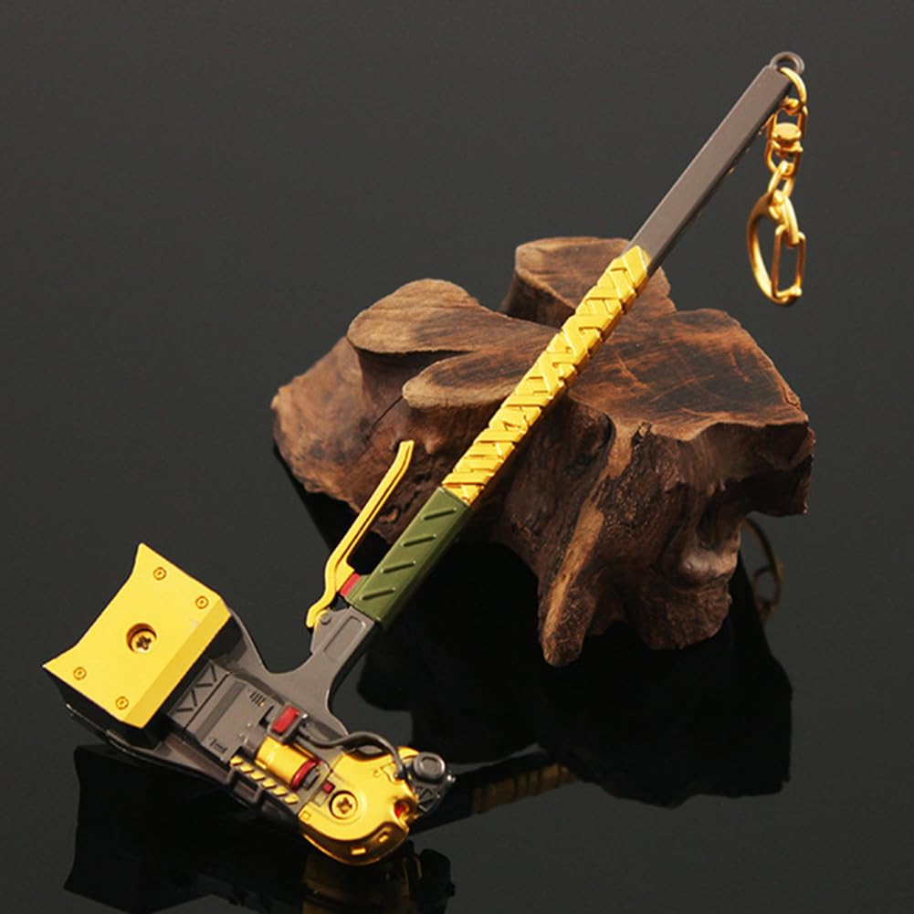 Figurki kolekcjonerskie, Brelok do kluczy z młotem śmierci Caustic Death Hammer, metalowa