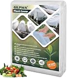 GILPWA Plant Covers Freeze Protection，10 x 30 FT Frost Blankets for Outdoor Plants，0.9 oz Frost Blanket Fabric for Plants，Winter Frost Cloth Garden Floating Row Covers for Vegetables，White