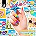 VANREESA 60 Pcs Gel Nail Polish Set, 55 Colors Gel Polish with Base Coat & 4 Effects Top Coat Full-Color Nail Polish Set All Seasons Nail Kit Gifts for Women Girls Nail Salon at Home
