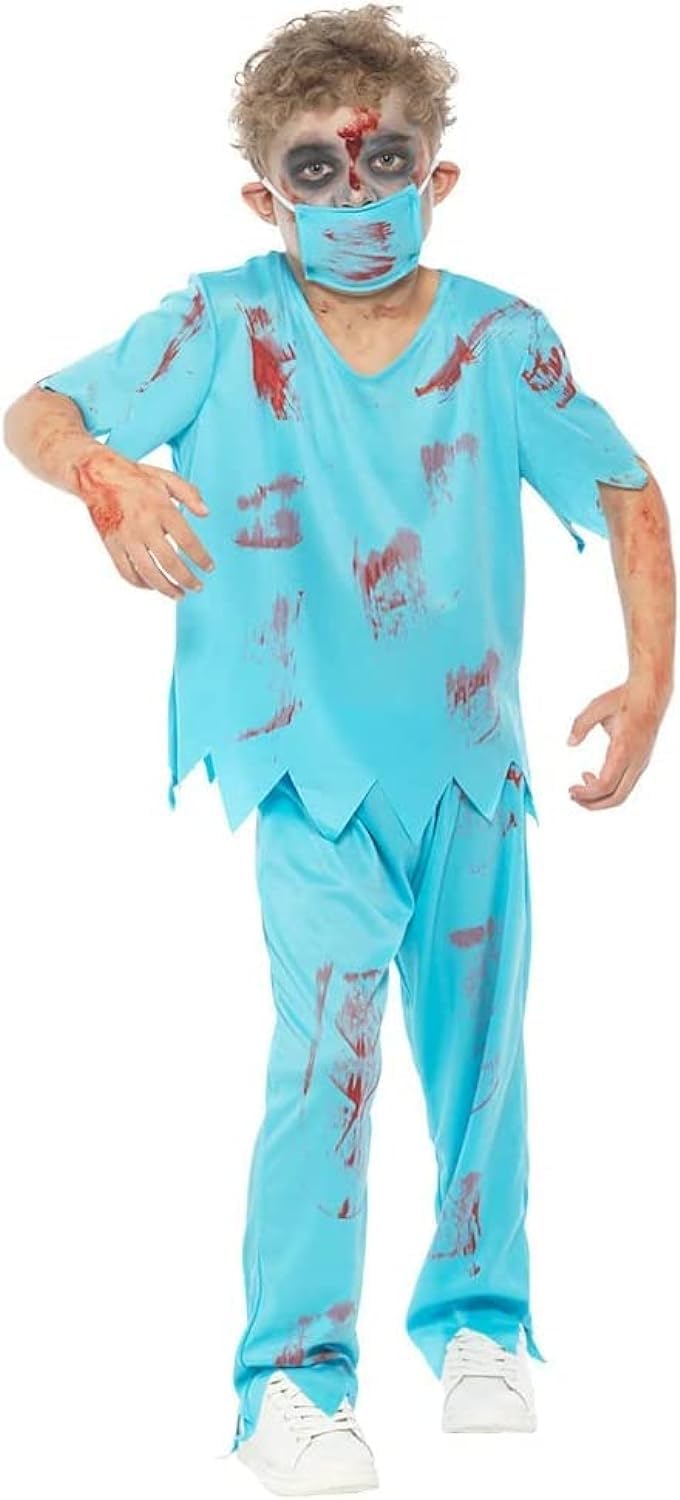 Zombie Surgeon Halloween Costume for Kids, Small
