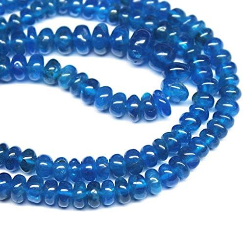 Perles apatite bleues de 33cm pour imaginer un collier bohème chic