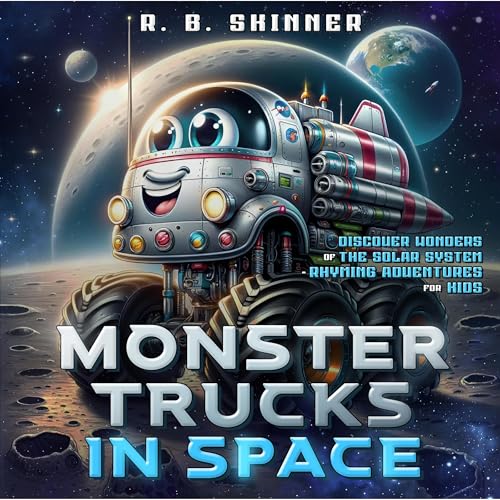 Monster Trucks in Space Audiolibro Por R. B. Skinner arte de portada