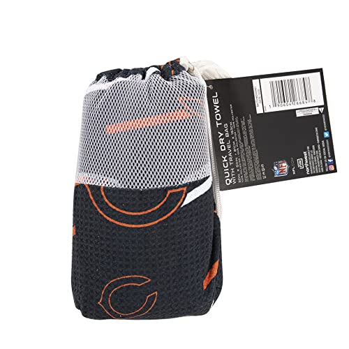 The Northwest Company Nfl Chicago Bears Beach Towel & Mesh Bag Set, 32" X 64", Splitter #TOP3