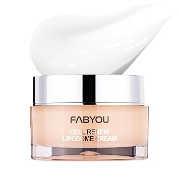 FABYOU Cell Renew Liposome Facial Cream 1.69 fl oz - Anti-Aging EGF Stem Cell Moisturizer for Face with 6GF 50,000ppm, Peptides & Ceramide, Korean Skin Care for Deep Hydration & Firming