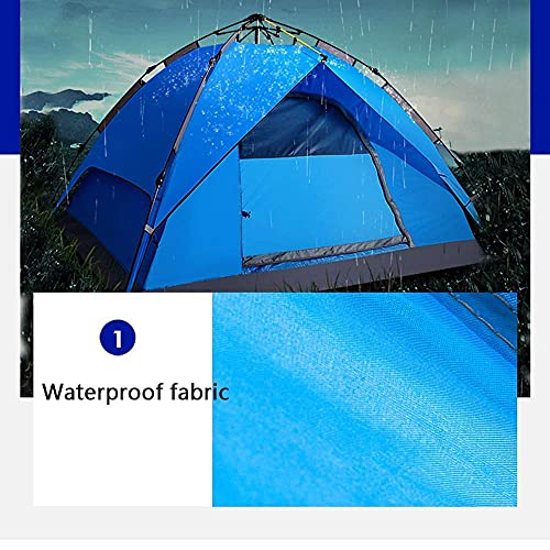 Carpa impermeable doble para camping al aire libre miniatura 6
