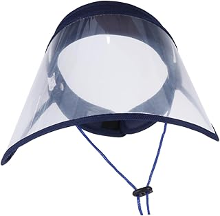 CIYODO 1Pc Máscara Facial Transparente Protetor De Óleo Máscara Facial Protetor De Óleo Cozinhar Máscara Facial Vazia Cartola Máscara Facial Chapéu Protetor Masculino E Feminino