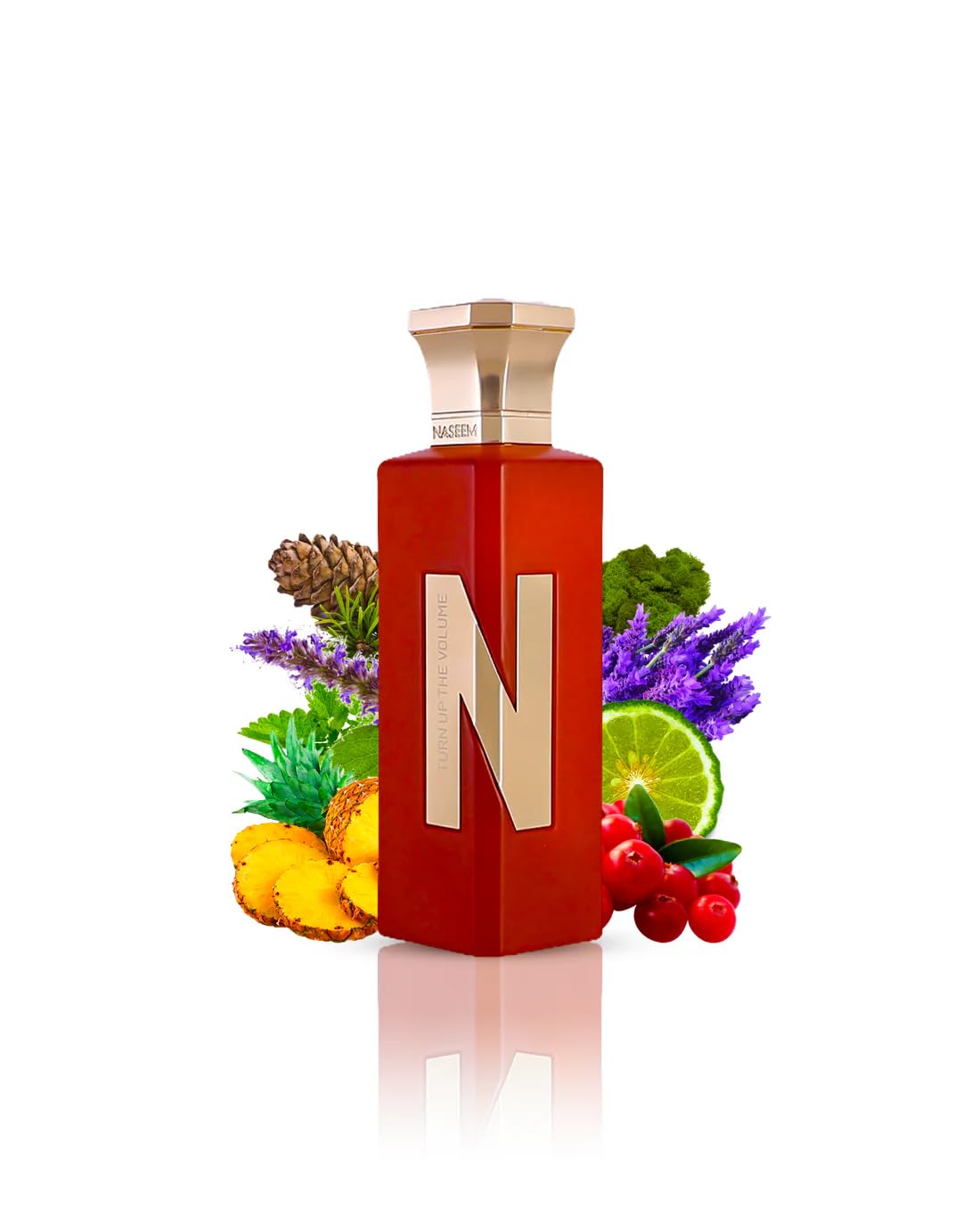 Naseem Turn Up The Volume Aqua Perfume 75ml - Long Lasting Subtle Eau de Parfum for Men & Women - Alcohol Free, Hypoallergenic, Fresh & Luxurious Fragrance, Ideal for Daily Use