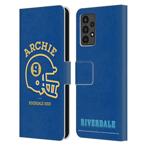 Carcasa de cuero tipo libro compatible con Samsung Galaxy A13 2022 motivo Riverdale