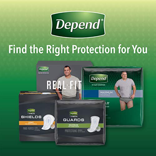 Depend Fit-Flex Adult Incontinence Underwear For Men, Disposable, Maximum Absorbency, X-Large, Grey, 26 Count #TOP6