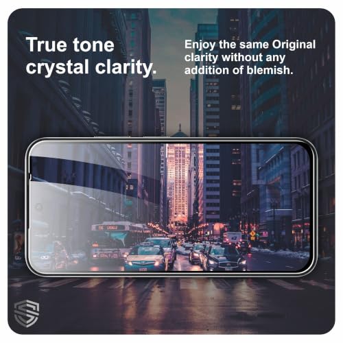 Image of Skyddshield Military-Grade Gorilla Tempered Glass For OnePlus N6 and OnePlus N6x (6.8 Inch) With Installation Kit | Edge to Edge Coverage | Black