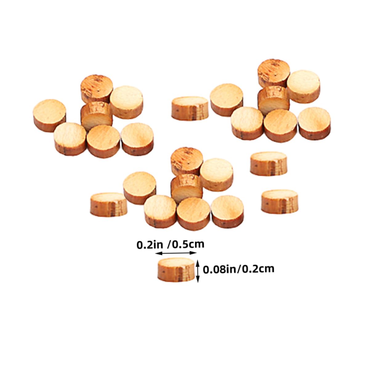 GALPADA 100pcs Guitar Inlay Dots Markers Durable Wooden Fretboard Position Markers for Easy Installation for DIY Luthiers and Guitar Players present for Musicians
