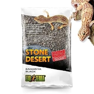 Exo Terra substrat de désert pierre noire 5 kg pour terrarium