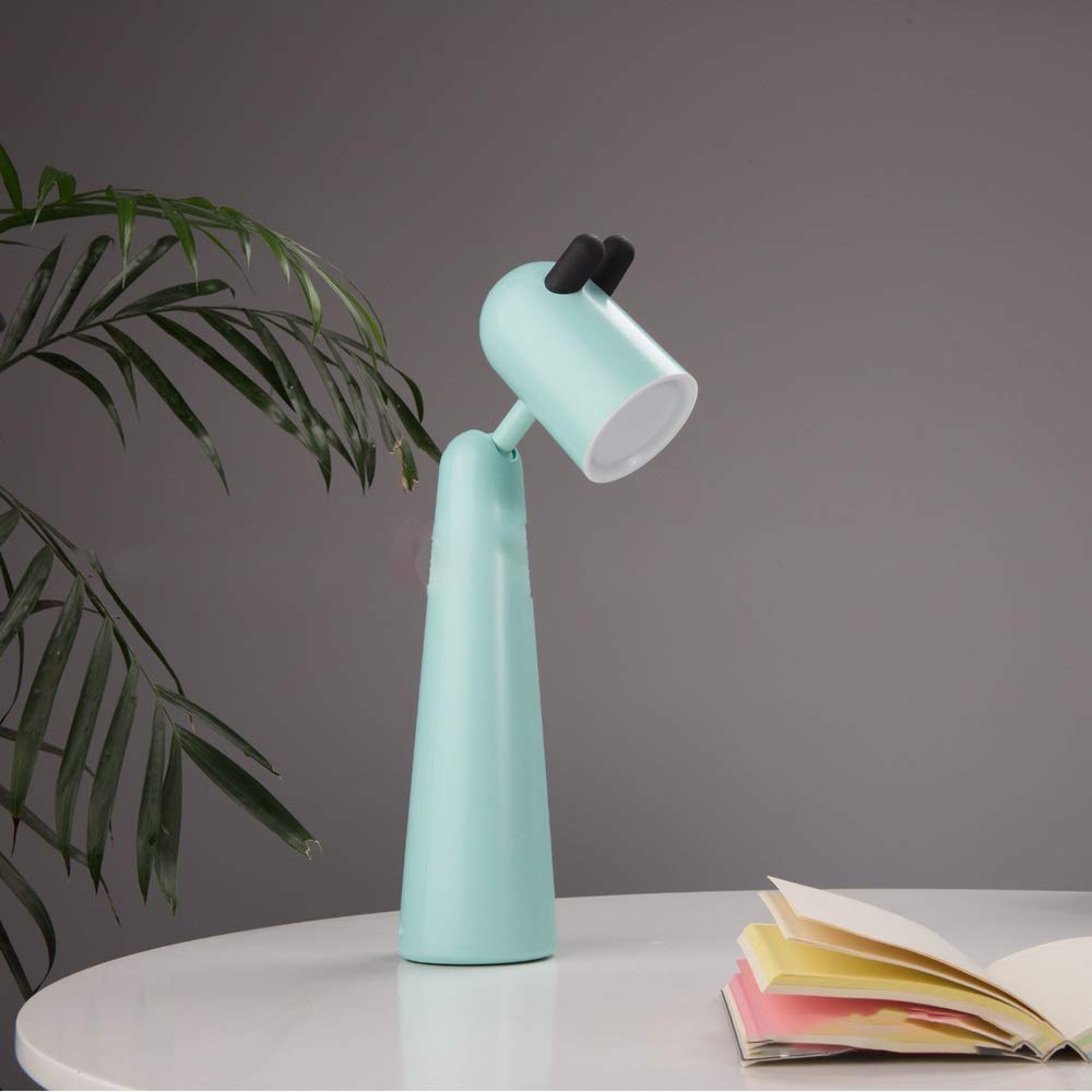 YAGUMO Dinning Room Light Fixtures, LED Simple Creative Small Table Lamp,Eye-protection,Birthday Present,Cute Dog Shape,USB Dimmable LED Table Lamp,LED Desks Table Lamp 2 In 1,Low Power Consumption (