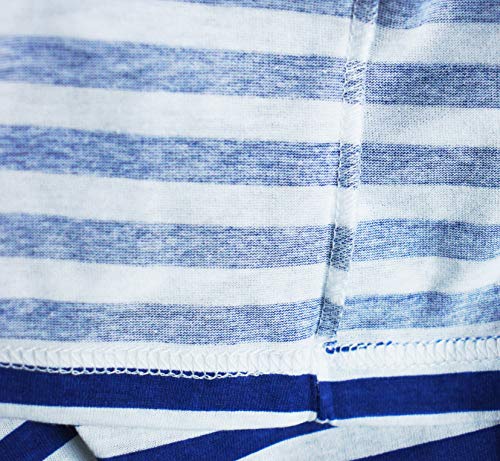 Military Army T-Shirt Tank TOP Vest Blue White sailor's striped vest3
