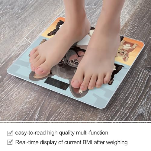 Báscula Digital para Baño con Diseño de Bulldog Francés miniatura 5
